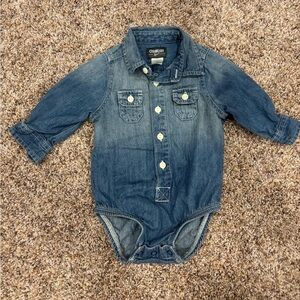OshKosh B'gosh Blue Denim Bodysuit